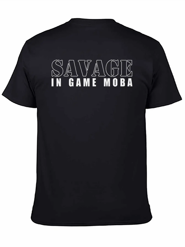 Savage In Game Moba Lightweight Cotton T-Shirt – Daily Comfort Graphic Shirt