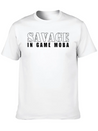 Savage In Game Moba Lightweight Cotton T-Shirt – Daily Comfort Graphic Shirt