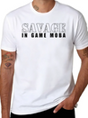 Savage In Game Moba Lightweight Cotton T-Shirt – Daily Comfort Graphic Shirt